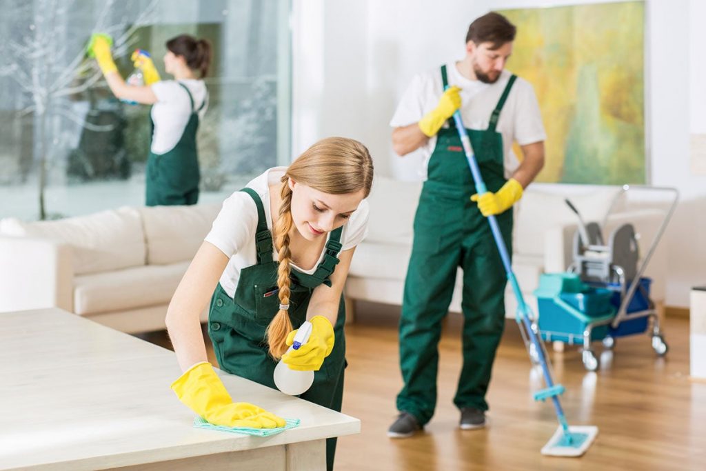 A list of standard regular home cleaning services